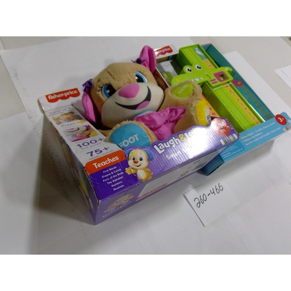 Fisher-Price Laugh & Learn Smart Stages Sis & Adding Alligator Toy Bundle NEW - Picture 2 of 6